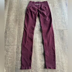 ALPHALETE Burgundy Leggings